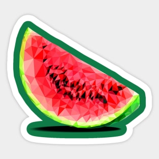 Geometric watermelon Sticker